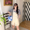 Korean V-neck Short Sleeve Shirt Vintage Woman Ruffles Fit Blouse Ladies Crop Top Female Plus Size Blouse Tops