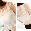 Korean Women Backless Lace Floral Strap Padded Wraped Chest Crop Cami Top Blouse Shirt