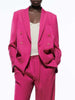Kumsvag 2023 Spring Women Blazers Coats Suits Casual Solid Loose Double Breasted Female Elegant Blazer Clothing