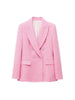 Kumsvag 2023 Spring Women Casual Veins Blazers Coats Solid Slim Double Breasted Female Street OL Blazer Outerwear
