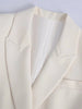 Kumsvag 2023 Summer Women Causal Slim Blazers Coats Solid Long Sleeve Double Breasted Female Elegant Street OL Blazer Outerwear