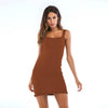 Women's Backless Sleeveless Dresses Sexy Nightclub Tight Dress Fashion Summer Knit Dress 2022 Elegant Slim Bodycon