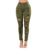 Plus Size 2XL 3XL Ripped Jeans Women Skinny Hole Knee Denim Pants Female Fasion Destroyed Jeans 3 Colors KWA0638-5