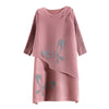 LANMREM 2022 Autumn Buttefly Diamond Patchwork Mesh Dress Female Pleated Loose Design Dresses Women Clothes 2W1948