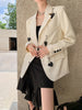 LANMREM 2023 Autumn Casual Suit Woman Long Sleeve Hang Love Simple Solid Color Single-breasted Blazer Coat Tide 2W289
