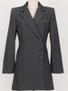 LANMREM 2023 Autumn Single Breasted Long Sleeve Asymmetric Blazer Korean Style Slim Notched Female Casual Coat 2R2862