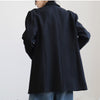 LANMREM 2022 Women Notched Single Breasted Black Color Blazer Female Long Sleeve Casual Coat Spring Autumn 2J506