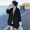 LANMREM 2022 Women Spring Autumn Lapel Blazer Notched Solid Color Long Sleeve Single Button Casual Coats Female Fashion2J738