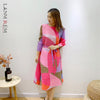 LANMREM Fold Dress 2022 Women's Autumn   Loose Cover Belt Thin Dresses Printed Female Casual Clothes 2D1127