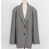 LANMREM  Blazers  Women's Design Sense  Casual Lapel Long Sleeve Loose Fit  Jacket Tide autumn winter 2022 2P9502
