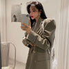 LANMREM Women Blazers Korean Design Sense Lapel Long Sleeve Loose Fit  Jacket Tide Spring Autumn 2022 2P9501