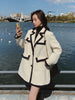 LANMREM Patchwork Casual Blazers For Women Turn-down Collar Long Sleeve Loose Single Breasted 2023 Autumn 2N303