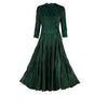 LANMREM Women's Dress Folds Design Loose  Long Sleeve Female Elegant Dresses 2022 autumn winter 2D1464