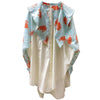 LANREM red Fish scale sequin small round-neck loose all-match above knee casual dress for female autumn tide 2A1423
