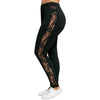 Fashion Skinny Legging Women Lace Patchwork Fittness Leggins Female Hollow Out Pencil Pants Trousers Plus Size 3XL