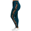 Fashion Skinny Legging Women Lace Patchwork Fittness Leggins Female Hollow Out Pencil Pants Trousers Plus Size 3XL
