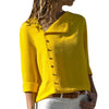 Casual Long Sleeve Women Blouse Shirts 2022 New Solid Streetwear Summer Autumn Blusas Side Button Irregular Female Top