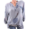 Floral Print Chiffon Blouses Full Sleeve Shirt Women Top 2022 V Neck Ladies TOPs Autumn Blusas Casual Plus Size 5XL