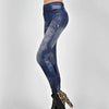 Leggings Women 2022 New Butterfly Printing Pencil Pants Skinny Jeans Trousers Female Low Waist Casual Denim Pants