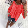 Long Sleeve Hollow Out Women Blouse Shirt 2022 New Summer Casual Sexy Cold Shoulder Ladies Tops Mujer Tops Tee Blusas