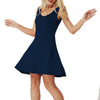 Women Sleeveless Dress 2022 New Sexy V Neck Vestido Bodycon dress Fashion Solid Mini Dress Ladies Plus Size 5XL~S