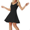 Women Sleeveless Dress 2022 New Sexy V Neck Vestido Bodycon dress Fashion Solid Mini Dress Ladies Plus Size 5XL~S