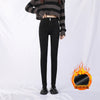 LEIJIJEANS 2022 Thicken 200 KGS Black winter Jeans Plus Size velvet women jeans 6XL Skinny add wool thick Pencil women Mom Jeans