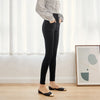 LEIJIJEANS 2022 autumn high waist slim ladies jeans button fly elastic waist legging jeans plus size stretchy black women jeans