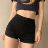 LIBERJOG Women Denim Shorts Stretch Slim Push Up Hips Elastic Cotton Straight Short Jeans Female Casual Summer Woman Summer