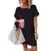 LILO STITCH Kawaii T Shirt Dress Women Summer Beach Sexy Vintage Casual Loose Black Dresses Summer Clothes for Women Droshipping