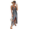 LIVA GIRL Bohemian Floral Wrap Maxi Dress With Slit 2022 Summer Women Sexy Wrap V Neck Boho Long Party Dresses Female Long Dress