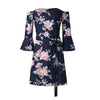 Sexy Backless Floral Print Summer Dress 2022 Sundress Vestidos White Chiffon Bandage Women Dresses Robe Femme