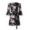 Sexy Backless Floral Print Summer Dress 2022 Sundress Vestidos White Chiffon Bandage Women Dresses Robe Femme