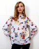Turtleneck Floral Print Chiffon Blouse Shirt 2022 Autumn Fashion New Long Sleeve Casual Elegant Women Blouses Tops Blusa