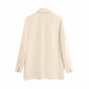 LVWOMN Za 2022 Women Blazer Spring Office Lady Long Sleeve Coats Female Loose Casual Suit Solid Jacket Woman Clothes