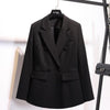 2022 Spring New Double Breasted Blazer Women  Formal Work Slim Suit jacket Korean Elegant Ladies Blazers Office Black