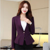 2022 Spring New Korean Formal Suit Coat jacket White Collar Slim  Ruffles Work Blazer For Women Office Blazers Female 4XL