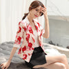 Casual Blazers Women 2022 Spring Summer New Blazer Floral Mujer Fashion Elegant Printed Short Coat Formal Suit Jacket