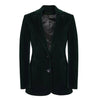 Green Back Velvet Blazer Ladies 2022 Spring Autumn Long Sleeve Formal Slim Women Velvet Coat Office Suit jacket Female