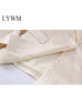 LYWM Women Outwears Satin Casual Blazer Jacket Single Button Notched Neck Vintage Female Chic Outfits Mujer
