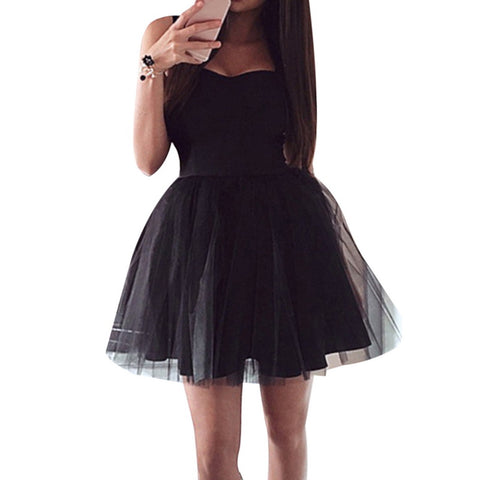 New Fashion Women Lady See Through Dress Boho Mini Dress Vestido