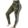 Camouflage Print Women Leggings Slim High Waist Elasticity Leggings Pants Breathable Striped Sweatpants Sexy push up hip