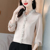 Lace Ruffles Chiffon Shirts Women's Clothing 2023 Autumn Winter Office Lady Long Sleeve Pullovers Vintage Elegant Blouse 4XL