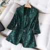 Lace Suits Women Summer 2022 Slim Casual Elegant Half Sleeve Blazer And Skirt Office Ladies Formal Work Wear