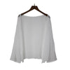 Lace Sunscreen Cardigan Clothes Women Europe Casual Loose  Solid Color V-neck Shirt Summer Pullover Blouse Outwear Beach