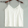 Lace Top Camis Sexy Tank Top Women Camisole Ladies 2022 New Solid Colour V-Neck Sleeveless Shirt Backless Summer Shirt Female