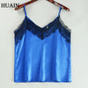 Lace Top Camis Sexy Tank Top Women Camisole Ladies 2022 New Solid Colour V-Neck Sleeveless Shirt Backless Summer Shirt Female