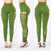 Lace Up Leggings 2022women Pencil Pants Spring Summer High Waist Hollow Out Stretch Sexy Bandage Slim Party Women Pants Trousers