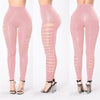 Lace Up Leggings 2022women Pencil Pants Spring Summer High Waist Hollow Out Stretch Sexy Bandage Slim Party Women Pants Trousers