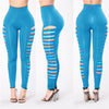 Lace Up Leggings 2022women Pencil Pants Spring Summer High Waist Hollow Out Stretch Sexy Bandage Slim Party Women Pants Trousers
